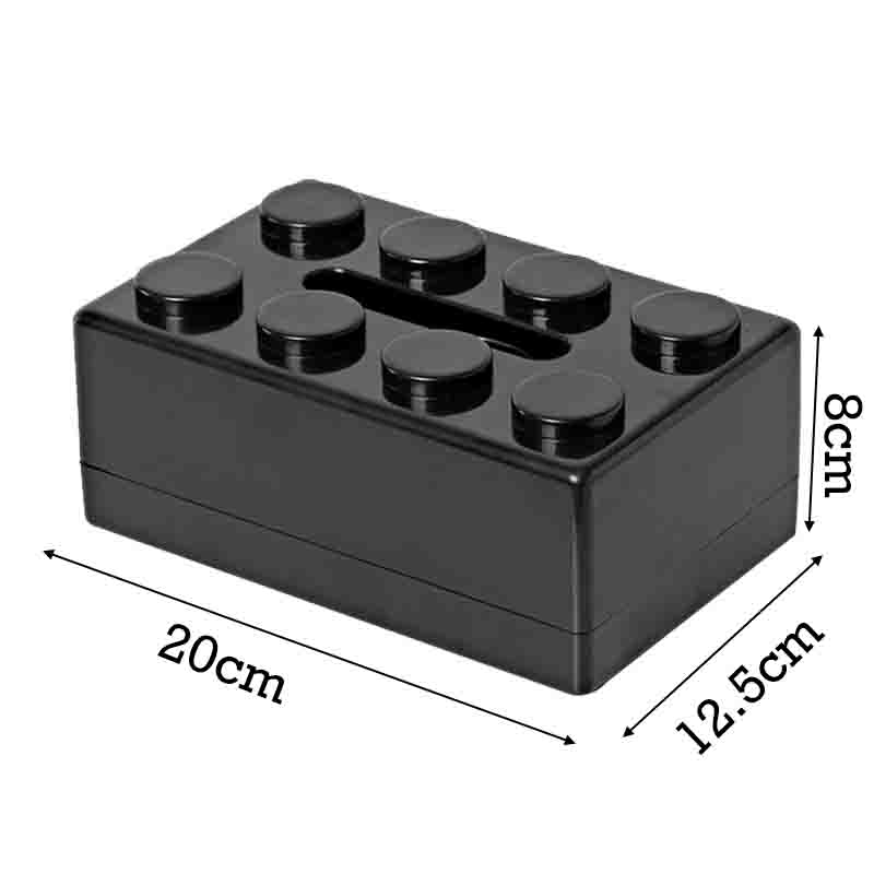 

Креативный строительный блок коробка для салфеток пружинный дизайн коробка для хранения салфеток для ванной комнаты гостиная автомобиль настенная коробка для туалетной бумаги чёрный