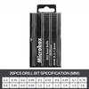 Mini High Speed Steel Twist Drill Bit Set Micro HSS Drill Bit Set with Case
