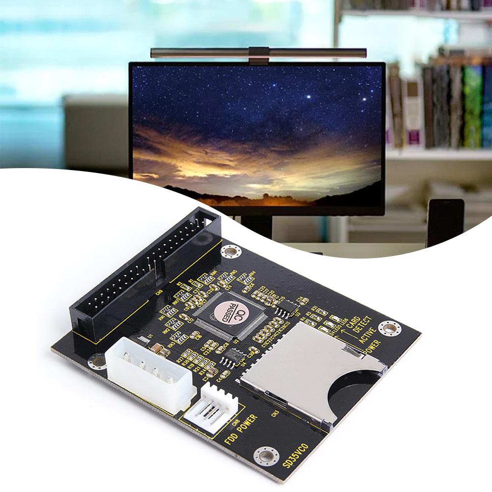 SD Memory Card To 3.5inch 40Pins Male IDE Adapter Support Up To 128gb SDXD Card SD Card Module To IDE3.5 40 Pin