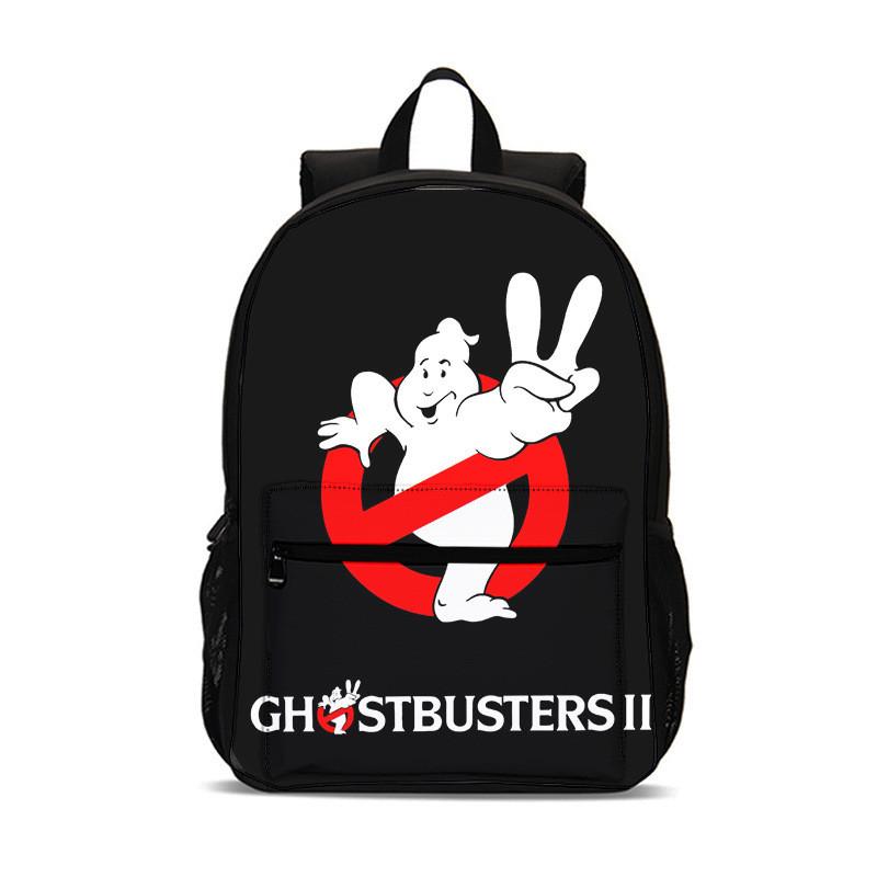 Ghost Busters Bookbag For Students With Nylon Material And Large Capacity For Daily Use