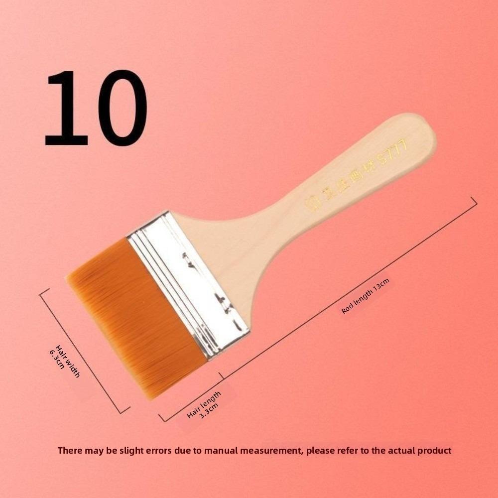 Wood Handles Hair Painting Brush Practical Nylon Clean Brush New BBQ Brush  Art Supplies