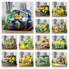 Vinicius Jr Équipe Nationale du Brésil Couverture Jetée en Flanelle Drapeau Vert Jaune Blason Imprimé Couverture Peluche Douce Décoration Canapé Chambre à Coucher Cadeau Pour Jeunes Fans de Football