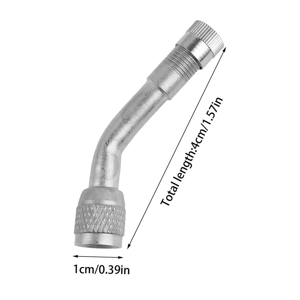 Car Wheel Valve Adapter 45/90/135 Degree Auto Motorcycle Air Inflation Adapter Valve Extension Tube For Cars Trucks Bikes