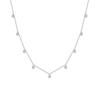 Gypsophila Zirconia Water Drop Necklace - Women's Fashion Light Luxury Clavicle Chain