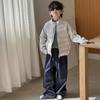 Autumn and Winter Fashionable Children's Patchwork Jackets and Lightweight Tops for Boys