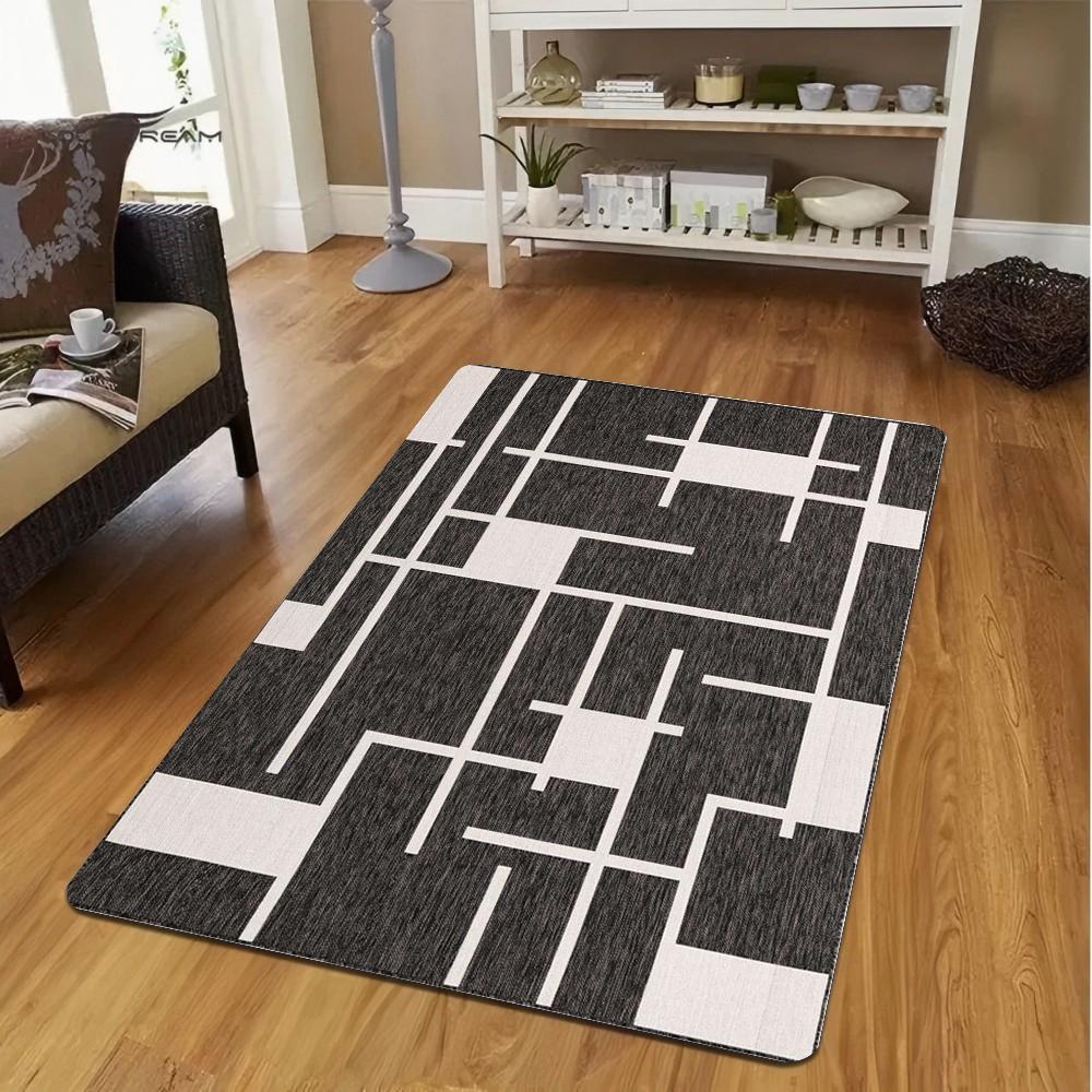 

Modern Cartoon Style Area Rug Non-Slip Washable Floor Mat for Living Room Bedroom Kitchen Sofa Table Balcony Home Decor 60*90cm