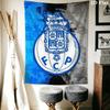 FC Porto Logo Wandbehang Bedruckte Stoffdecke Dekorative Wandteppiche für Schlafzimmer Wohnzimmer Heimdekoration