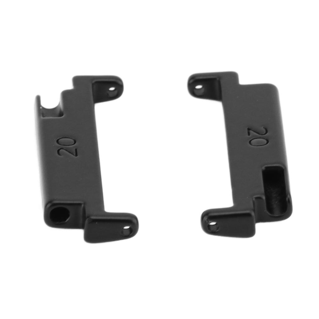 1 Pair Metal Watch Band Adapter 20 To 22mm Watch Strap Connection Adapter with Spring
