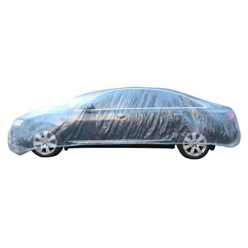 Universal Thickened Transparent Disposable Rainproof Car Cover