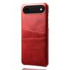 For iPhone Air Case Dual Card Slots PU Leather + Hard PC Phone Cover
