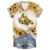 New Western Fall Gnome Series Pattern 3D Printing Series Casual Women's T-shirt