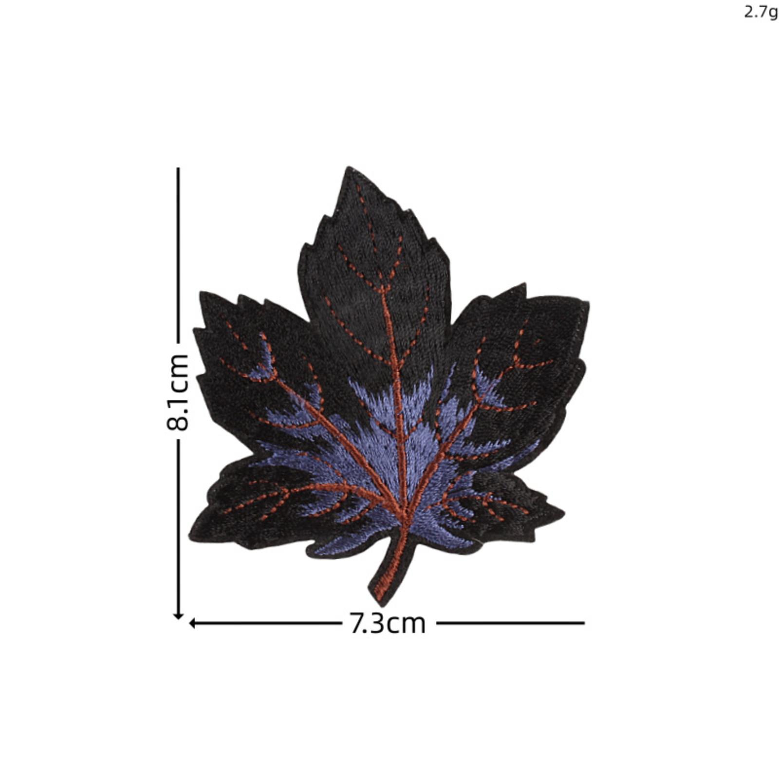 

Maple Leaf Fabric Patches, Colorful Leaf Patches, Iron- Adhesive Backing One Size