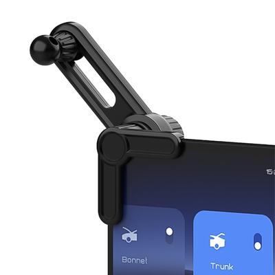 Suporte de telefone fixo de controle central de carro ajustável Suporte de tela de navegação com base de bola de 17 mm Base fixa para automóvel