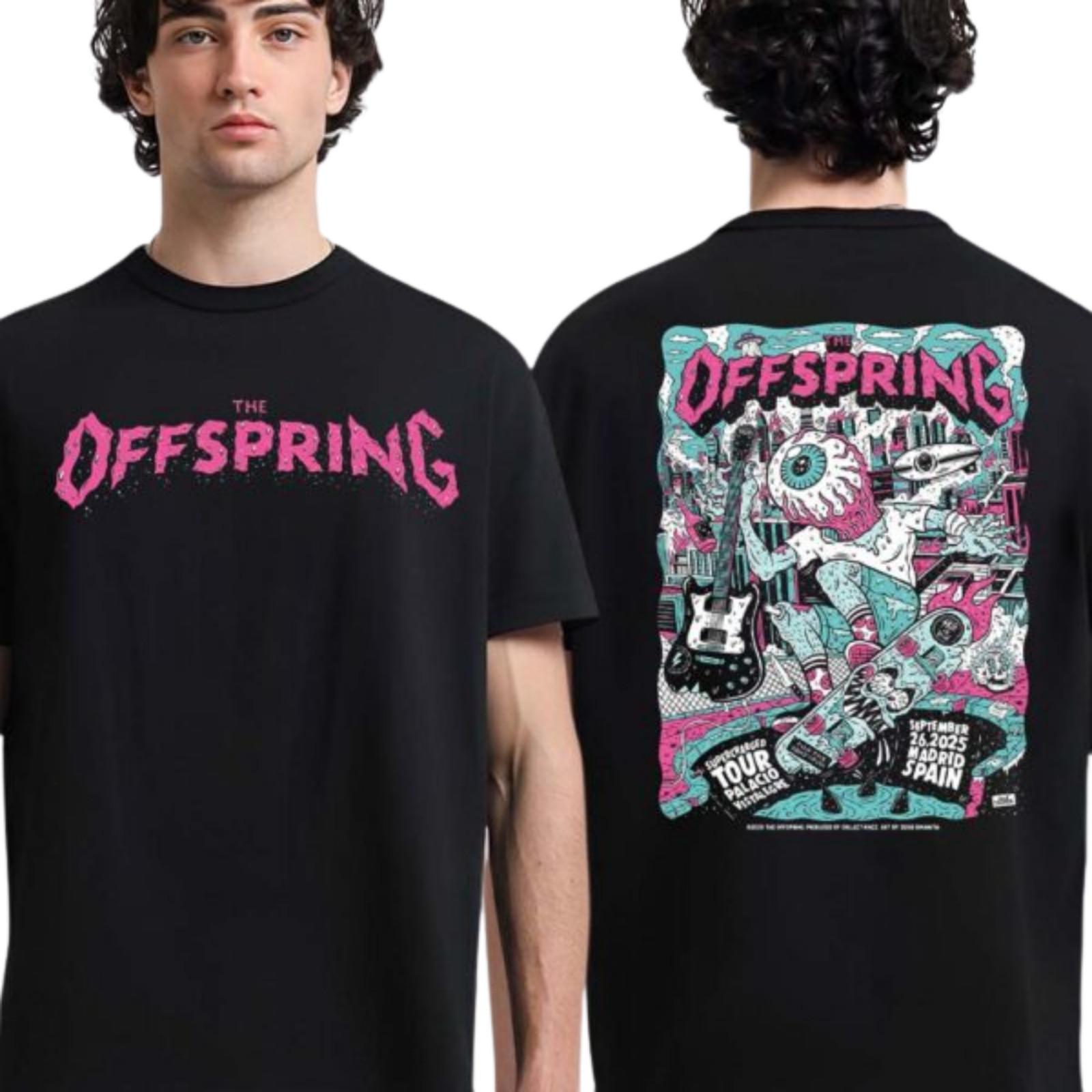 The Offspring Madrid Spain Sept 26 2026 Palacio Vistalegre T-Shirt XXXL