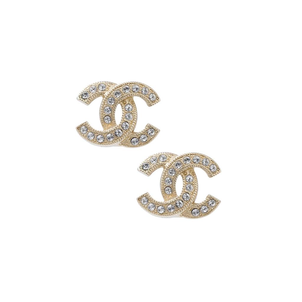 Chanel Orecchini a Bottone da Donna Oro A88429-Y02003-Z2800