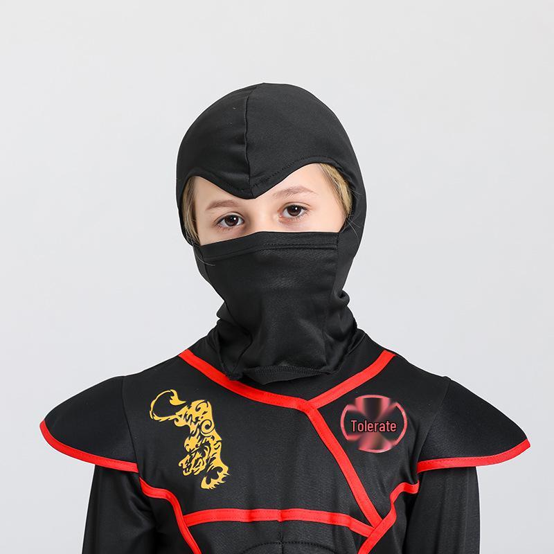 Gyermek Halloweeni Nindzsa Jelmez Cosplay Szett Szerepjátékhoz és Előadáshoz