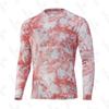 Mens Quick-Dry UV Protection Long Sleeve Fishing Shirt Breathable Ice Silk Cycling Jersey Summer Outdoor Sportwear
