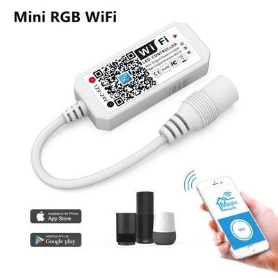 Magic Home DC12V 24V Bluetooth-kompatibler Drahtloser WiFi-Controller, RGB/RGBW IR RF LED-Controller für 5050 WS2811 LED-Streifenlicht