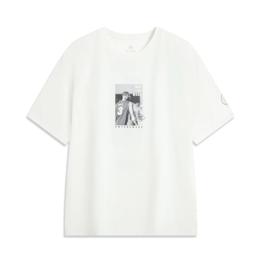 Li-Ning Wade Series Back Letter Print Ice Feel Comfortable Sun Protection Loose Short Sleeve T-Shirt Men Tops AHSV087-7