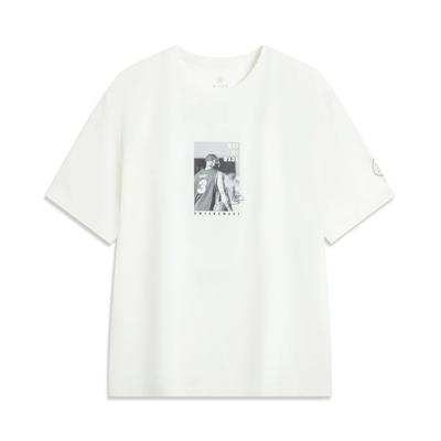 Wade Series Back Letter Print Ice Feel Comfortable Sun Protection Loose Short Sleeve T-Shirt Men Tops AHSV087-7