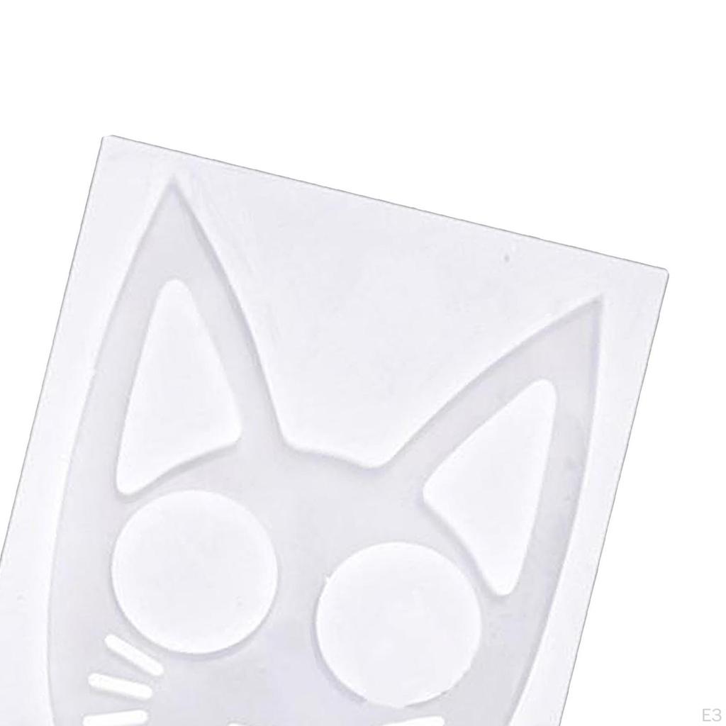 Cat Keychain Silicone DIY Molds for Epoxy Resin