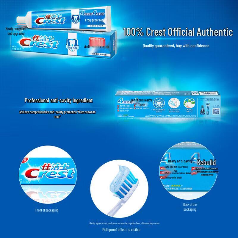 Crest Anti-Cavity Repair Toothpaste & Gum Care Toothbrush Set