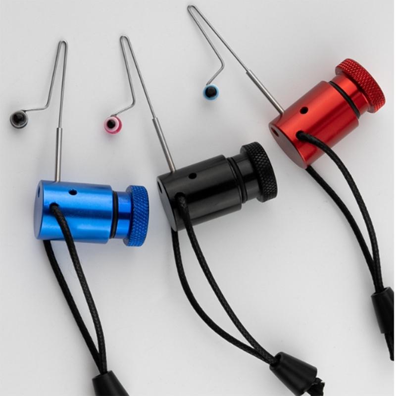 Efficient Squeeze Action Baits Dispenser Aluminum Alloys Compacts Fishing Gear for Various Baits Up To 4cm