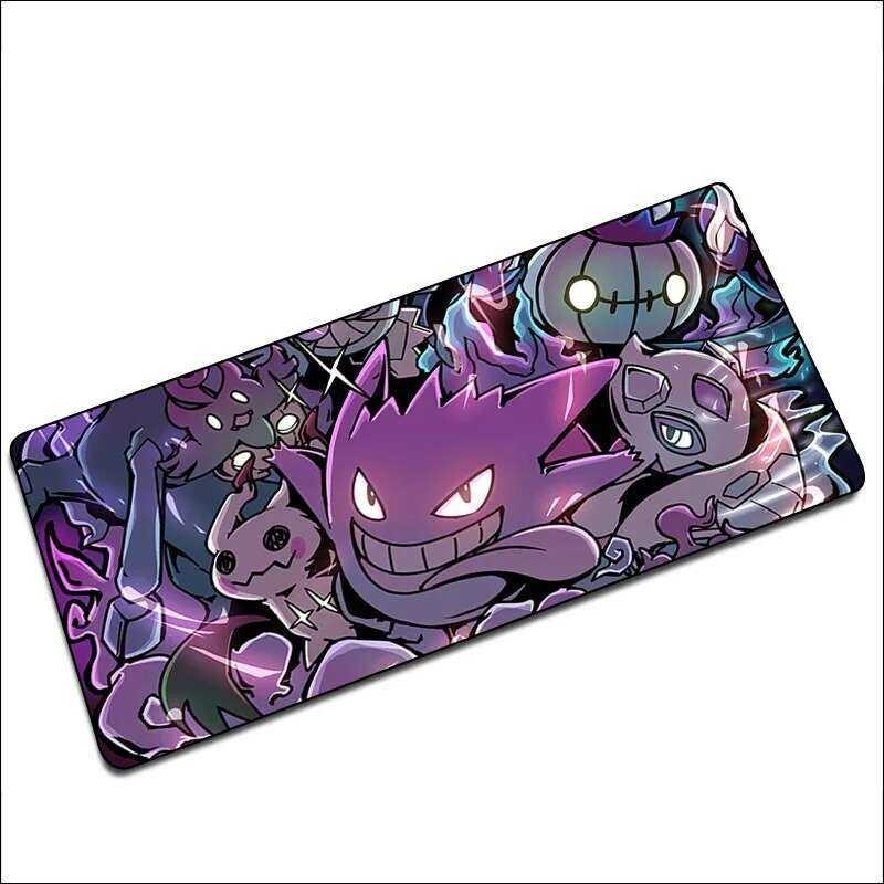 PPokemonsGGengars Mousepad Keyboard Extended Gaming Mouse Pad Office Accessories Large Desk Mat Anime Mouse Mats Cute Carpet
