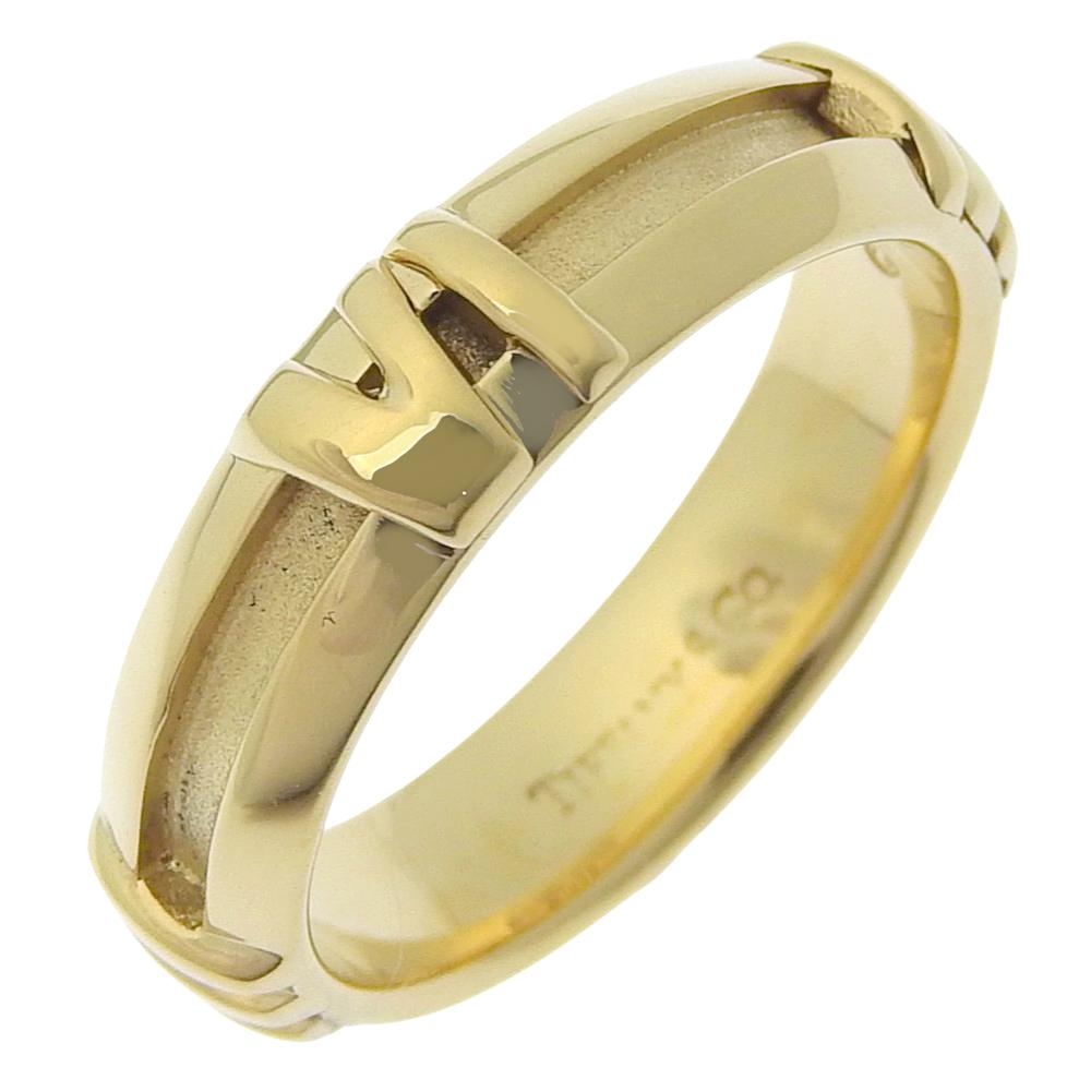 

TIFFANY&Co. Atlas Ring K18 yellow gold #4.5(US Size) 4.5g Women Used