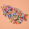 1000PCS Mixed Color Soft Fluffy Pom Poms Pompoms Plush Ball Kids Educational Toys DIY Crafts