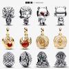 Dragon Charm New In Game of Thrones Ring Earrings Necklace Charm Beads Fit Bracelet Silver Women Pendant Jewelry