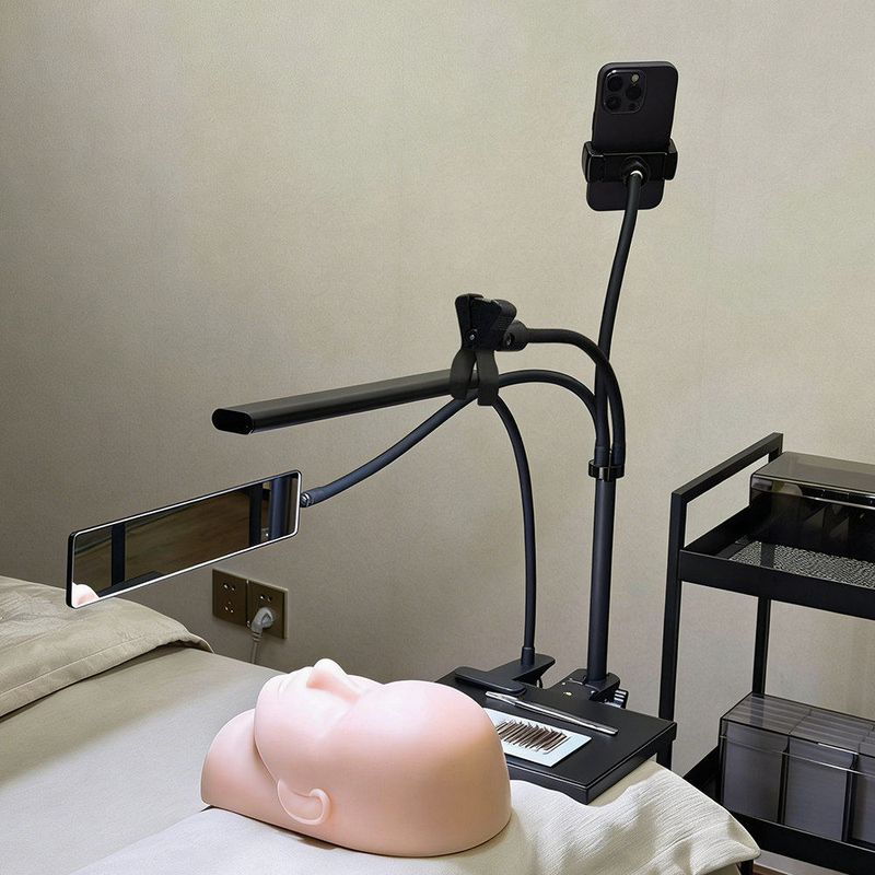 Four-In-One Multifunctional Eyelash Extension Workstation, Magnetic Eyelash Extension Tool, Led Eyelash Lamp, Specialized for Eyelash Extensions