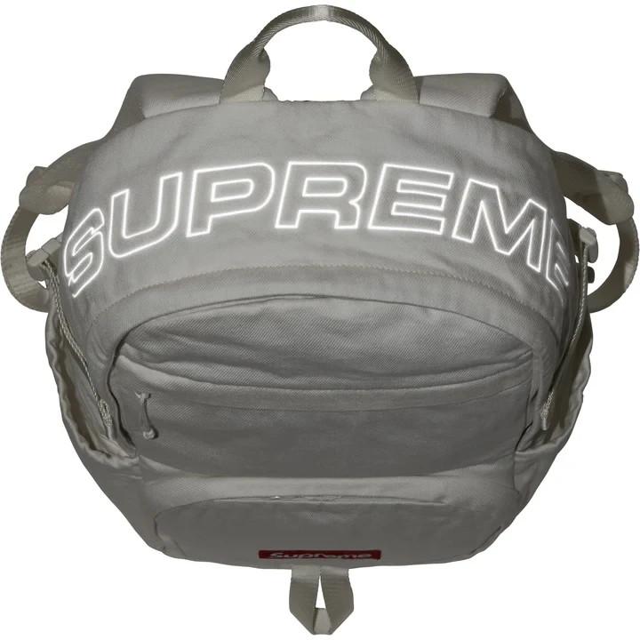 Supreme Denim Backpack White