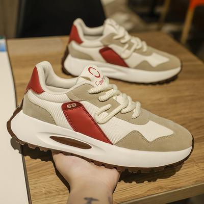 Men's Shoes Platform Dad Shoes New Four Seasons Youth Sports Casual Shoes Breathable Forrest Gump Shoes
