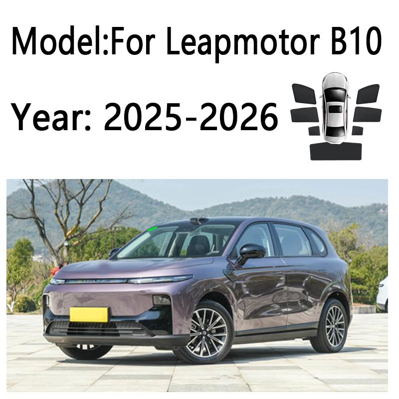Car Sunshades For Leapmotor B10 2025 2026 Sun Shades Privacy Curtain Magnetic Heat insulation Window Visor Auto Accessories