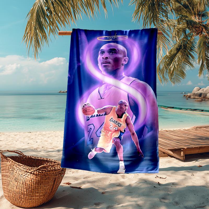 Great Basketball Player Fashion Beach Towel: Ideal for Summer Adventures Soft, Absorbent and Quick Drying Suitable for Swimming and Bathing