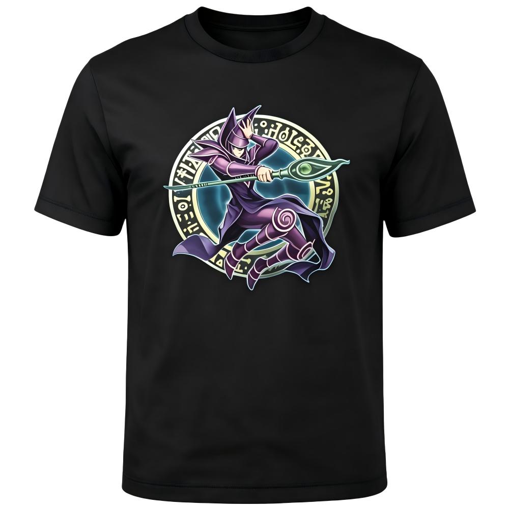 T-Shirt Yu-Gi-Oh Dark Magician Black Graphic Tee