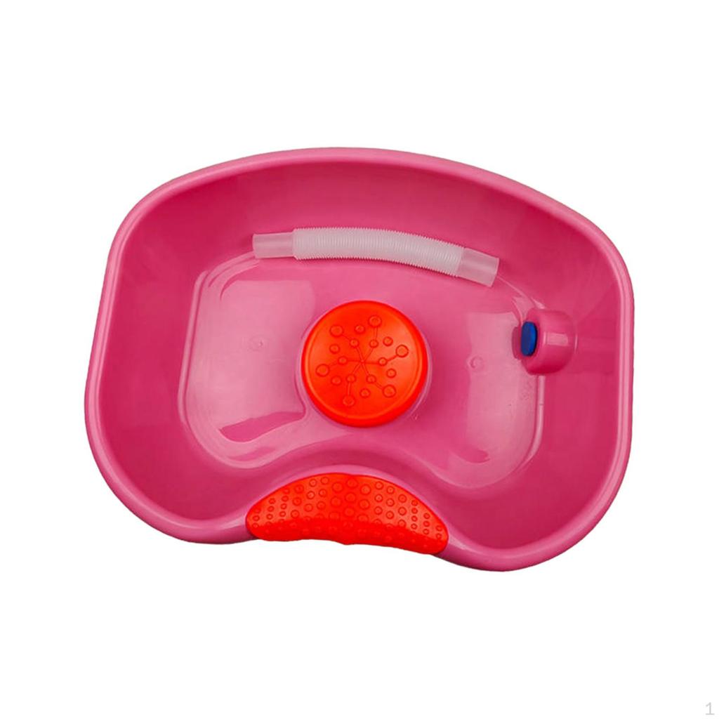 Umywalka do mycia włosów przy łóżku z przedłużonym wężem, łatwa w użyciu