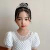 Pearl Rhinestone Crown Hair Comb Flower Crystal Hairpins Gifts Children Tiara Headband  Wedding