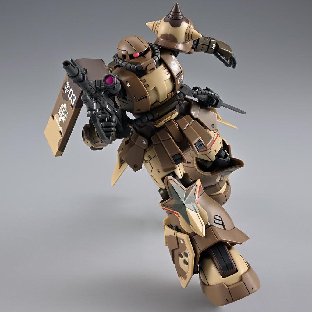 HG Cucuruz Island High Mobility Zaku Ground Type Scale Plastic Model Kit Doan's (Sanho's Unit) 1/144 Pre-colored