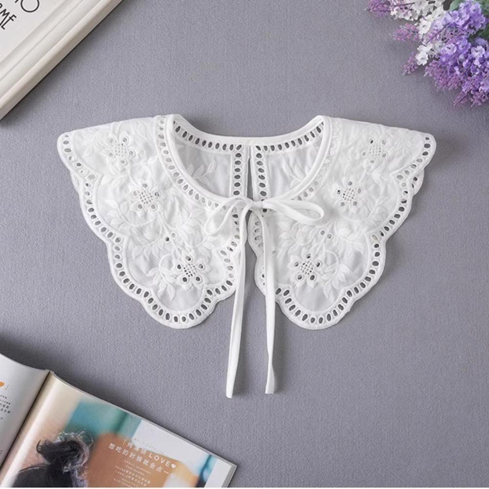 Lace Floral Fake Collar Detachable Decoration Collar False Collar  Shirts/Sweater/Dress Accessory