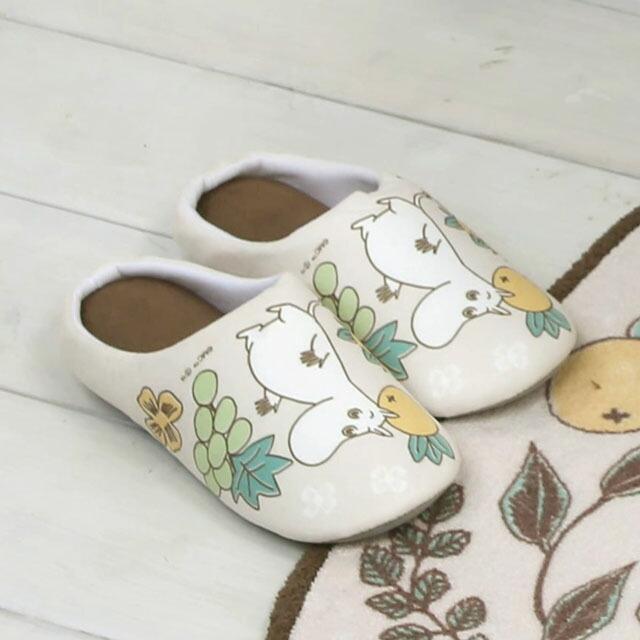 

Moomin Slippers Babouche Shine Garden Moomin Scandinavian Toiletries Slippers (~23cm) Room Shoes Stylish Cute Machine Washable