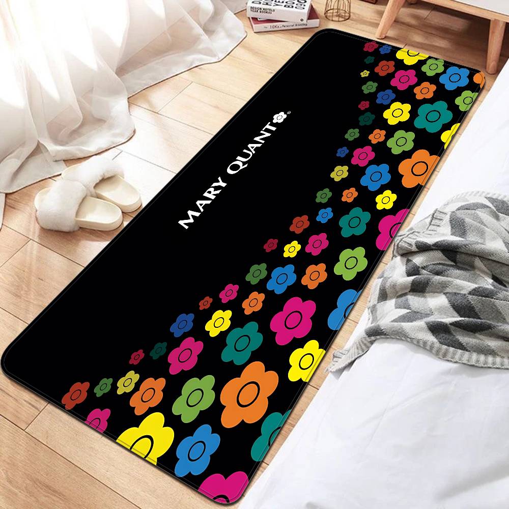 Fashion Logo Q-Quant M-Mary Floor Mat Cheaper Anti-slip Modern Living Room Balcony Printed Bedside Mats