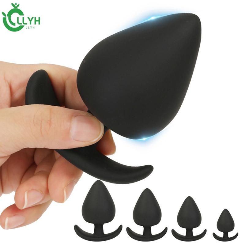 Silicone Mushroom Head Anal Plug Wearable Butt Plug Stimulation Anus Masturbator G Spot Massage Dildo Bdsm Sex Toy for Man Women