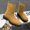 Fashion Leather Ankle Boots For Man Genuine Leather Big Size Boots High Quality Designer Casual Formal Outdoor Boots Fashion Business