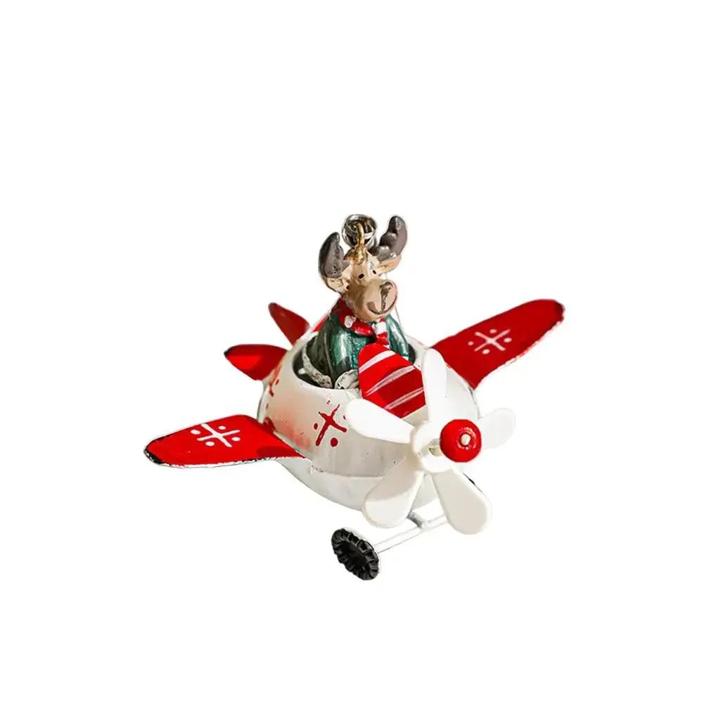 Christmas Decoration Claus Airplane Ornament Christmas 13*11*6cm Retro Design Versatile Decoration Carefully Crafted