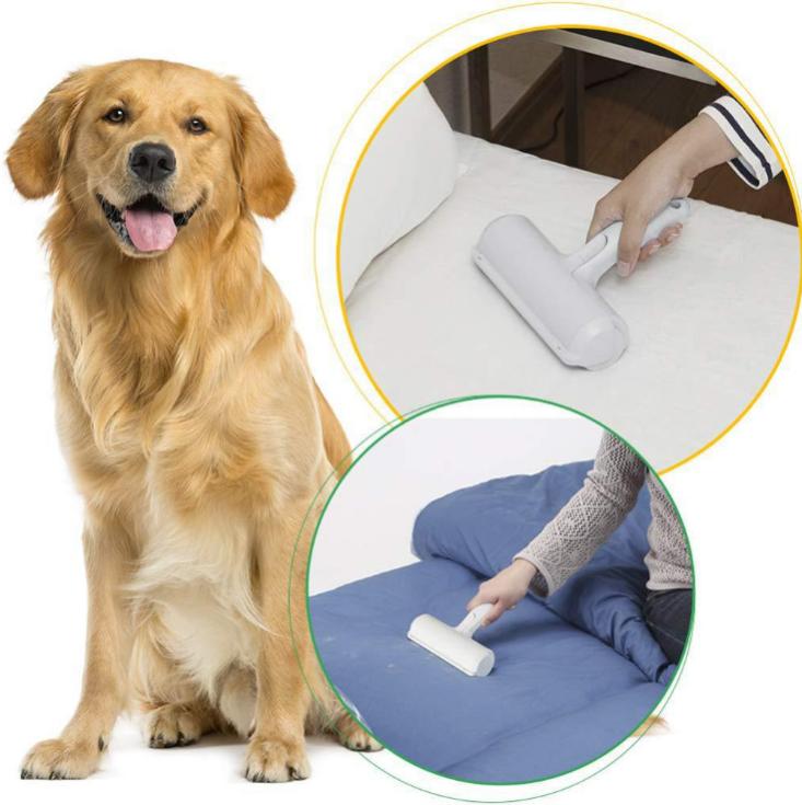 Dropshipping Winter Plastic Pet Hair Remover Roller with Reusable Lightweight Design for Household Cleaning Tools