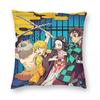 Anime Demon Slayer Tengen Uzui Pillowcase Printing Fabric Cushion Cover Decorations Throw Pillow Case Cover Car Square Xcm