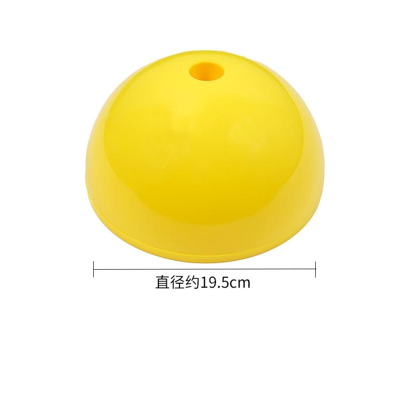 

1pcs Soccer Field Equipment Multipurpose Water-Filled Stability Pole Base Football Agility Pole Stand Football Field Equipment жовтий