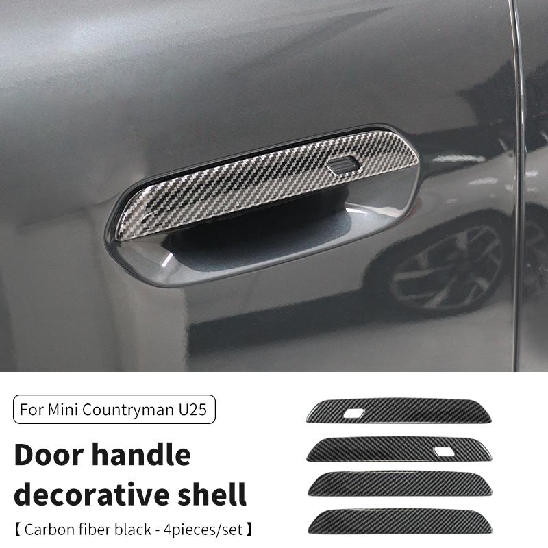 Adesivo Maniglia Porta Auto Copertura Trim Esterno Per Mini Countryman U25 2024 2025 ABS Guscio Decorativo Ciotola Maniglia Porta Esterna Auto